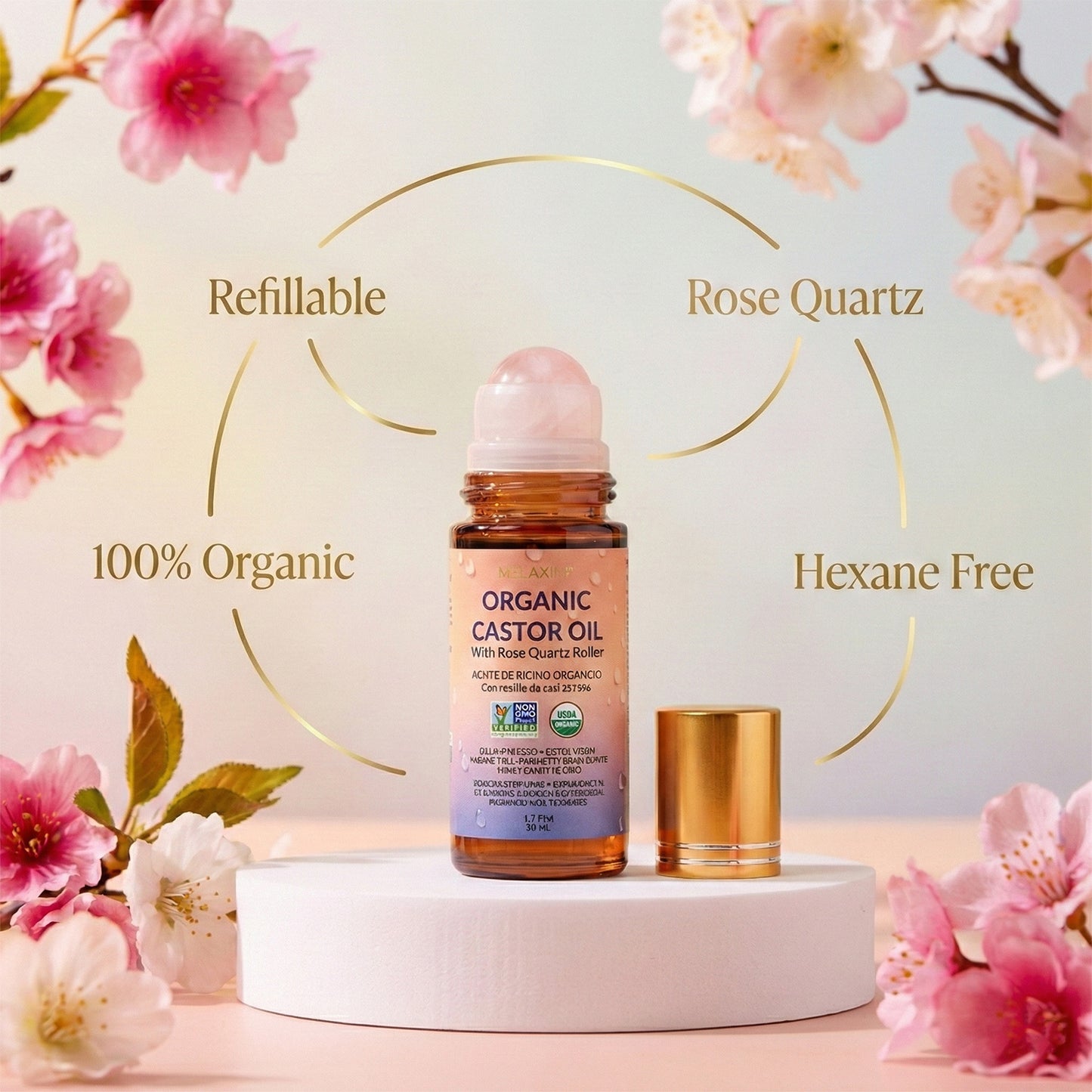 Organic Castor Oil Roll-On